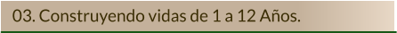 03. Construyendo vidas de 1 a 12 Años.